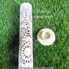 Marble Incense Holder | Incenses Stick Burner | Handmade Soapstone Tower Incense Burner. Decorative Ash Catcher And Home Décor. (10.5 inch).