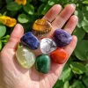Premium 7 Chakra Stone Set Large Size Polished Crystals Handpicked Natural Tumbled Gemstones Healing Reiki Meditation Chakra
