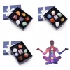 7pcs Natural Chakra Tumbled Stone Gemstone Crystal Healing Mineral Irregular Polish Bulk Meditation Feng Shui Home Decor Gift